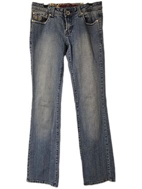 Angel Women's Medium Blue Boot-Cut Jeans